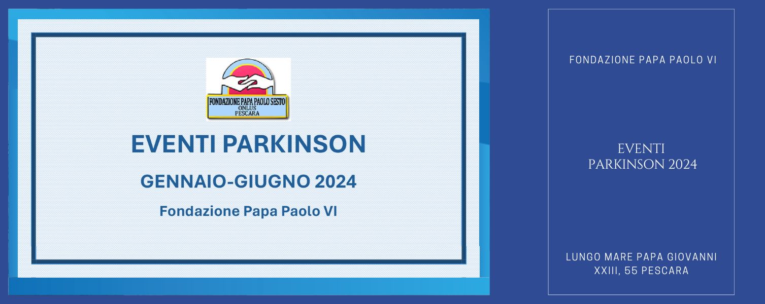 EVENTI PARKINSON 2024 a pescara